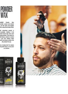 barber marmara BARBER MARMARA Styling Powder with Matt Effect - Hair Powder for Women & Men, Modeling Powder for a Matte Look  - Image 3