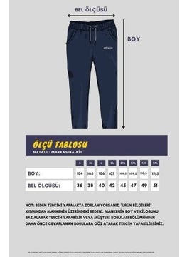 mmetalic Metalic Black-Anthracite Men's Straight Leg Pocket Zipper Detail Relaxed Cut 2-Pack Sweatpants  - Image 2