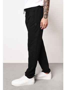 mmetalic Metalic Black-Anthracite Men's Straight Leg Pocket Zipper Detail Relaxed Cut 2-Pack Sweatpants  - Image 3