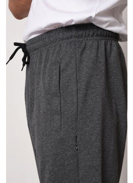 mmetalic Metalic Black-Anthracite Men's Straight Leg Pocket Zipper Detail Relaxed Cut 2-Pack Sweatpants  - Image 5