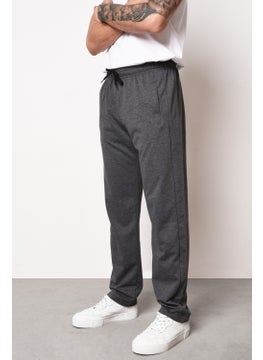 mmetalic Metalic Black-Anthracite Men's Straight Leg Pocket Zipper Detail Relaxed Cut 2-Pack Sweatpants  - Image 4
