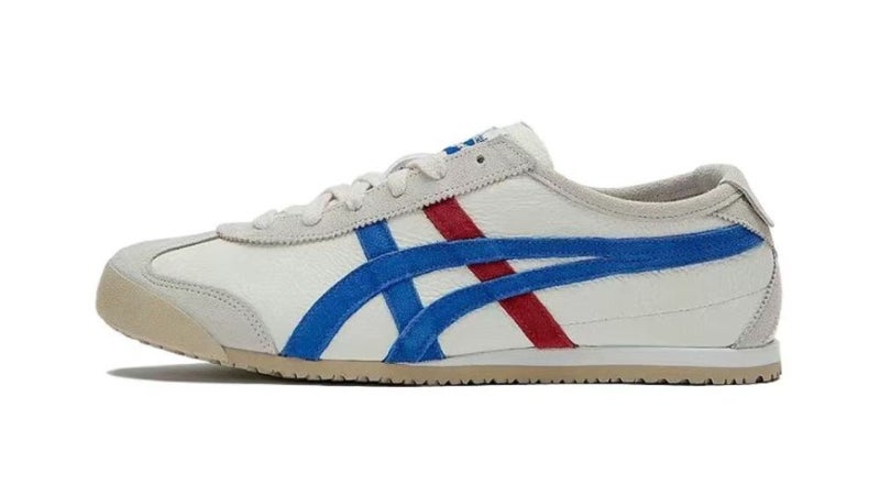 Onitsuka Tiger Original Men's and Women's Shoes - Bruce Lee Blue Mexico66 Casual Sneakers
