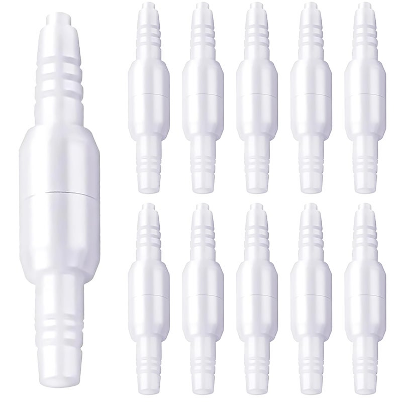 Oxygen Tubing Swivel Connector 10 Pack Original Connectors 10 PCS Cannula Connectors Oxygen tubing connectors Oxygen Hose connectors Avoid Tube Tangles Male to Male
