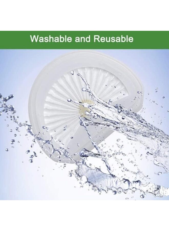 LAMAY 4 Pack VLPF10 Replacement Filters Compatible with Black and Decker Hand Vacuum for HLVA320J, HLVA315J62, HLVA325JP07, HLVA325BP07, Compare to Part #VLPF10 - Image 3