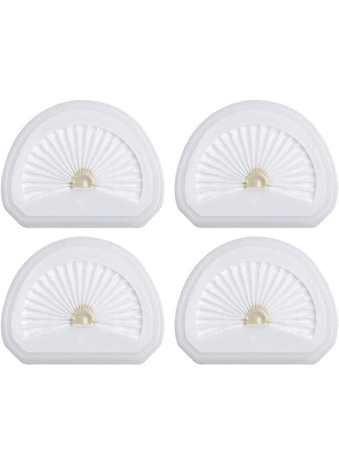 LAMAY 4 Pack VLPF10 Replacement Filters Compatible with Black and Decker Hand Vacuum for HLVA320J, HLVA315J62, HLVA325JP07, HLVA325BP07, Compare to Part #VLPF10 - Image 1