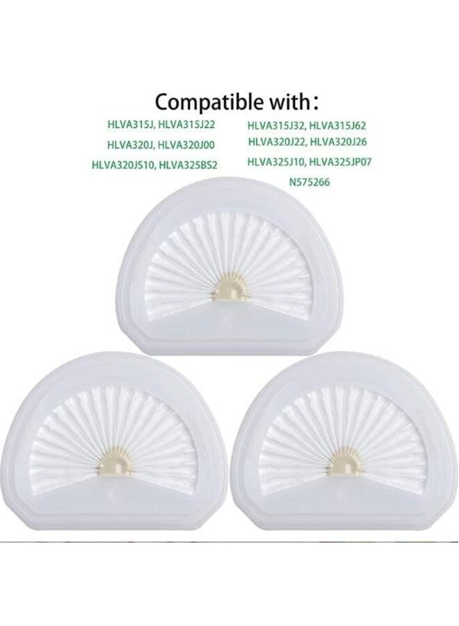 LAMAY 4 Pack VLPF10 Replacement Filters Compatible with Black and Decker Hand Vacuum for HLVA320J, HLVA315J62, HLVA325JP07, HLVA325BP07, Compare to Part #VLPF10 - Image 2