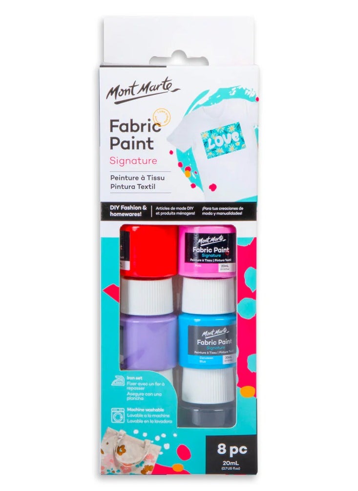 8-Piece Signature Fabric Paint Set 20ml Content - pzsku/Z0663A18C38C8D740EDBDZ/45/_/1740515162/158b7138-f7cb-4528-8ef7-8b33dc3369d8