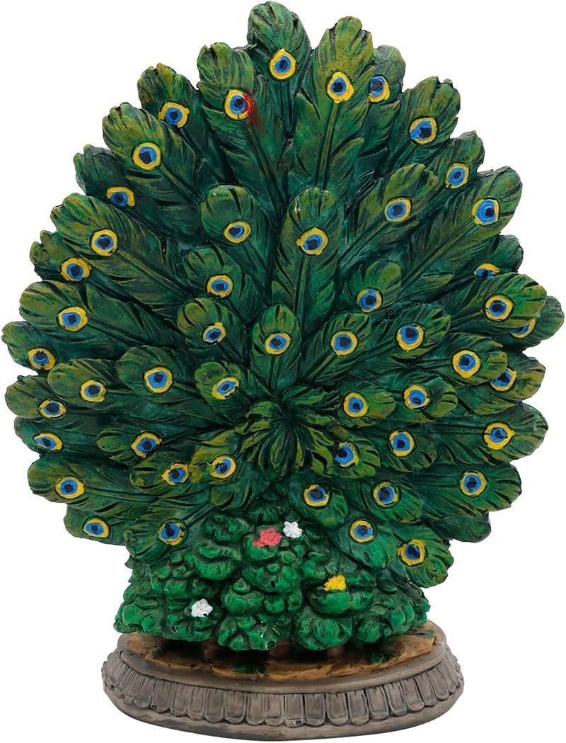 alikiki Lord Kartikeya Statue with Peacock - 6.7”H Indian Lord Murugan Idol Murti Item Home Office Temple Mandir Shrine Altar Pooja Decor India Diwali Puja Gifts for Friends Relative - Image 4