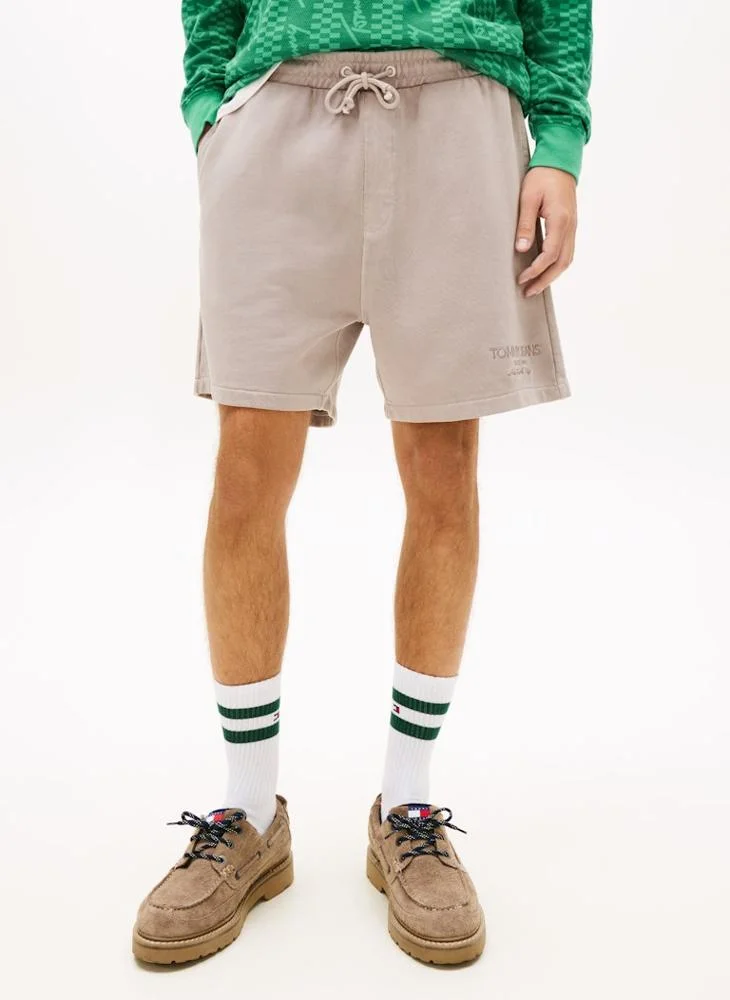 TOMMY JEANS Classic Tonal Embroidery Terry Sweat Shorts
