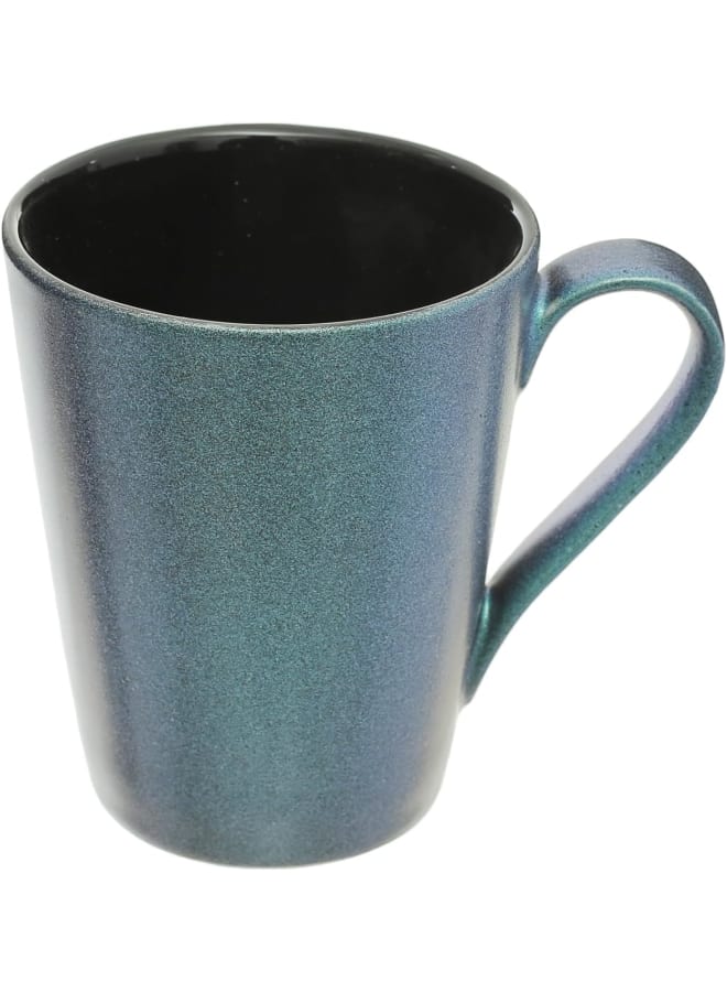 Rosa Fm Shiffel Mug Set, Metallic Blue Premium porcelain 300 Milliliters - Image 3