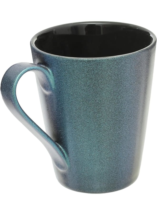 Rosa Fm Shiffel Mug Set, Metallic Blue Premium porcelain 300 Milliliters - Image 2