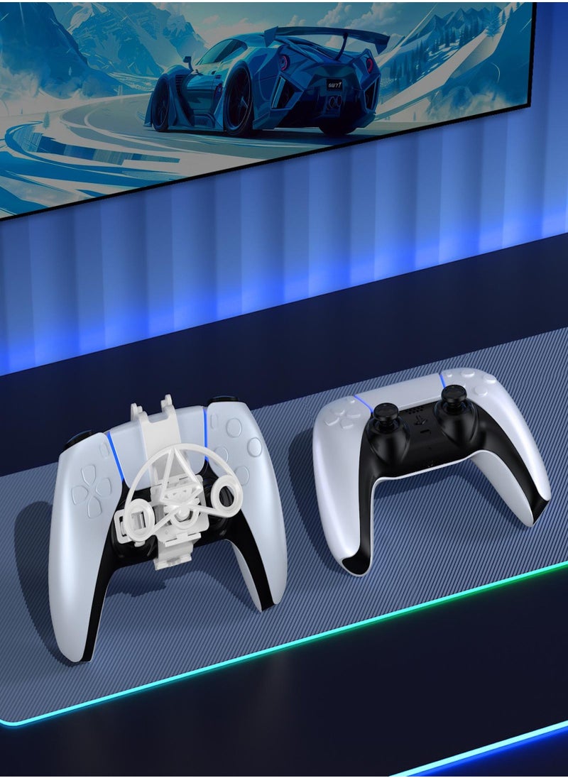 إيه آن د دبليو عجلة قيادة صغيرة لوحدة تحكم PS5 – ملحق سباق لعشاق الألعاب ومحبي ألعاب السباقات  - Image 4