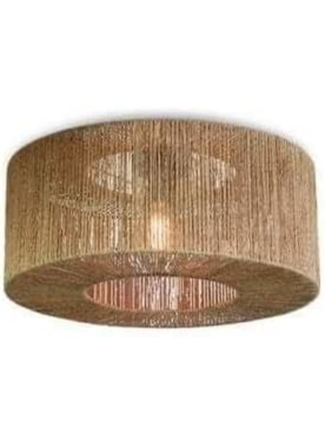 Ceiling Chandelier Beige Without Light Bulbs, By , Linen