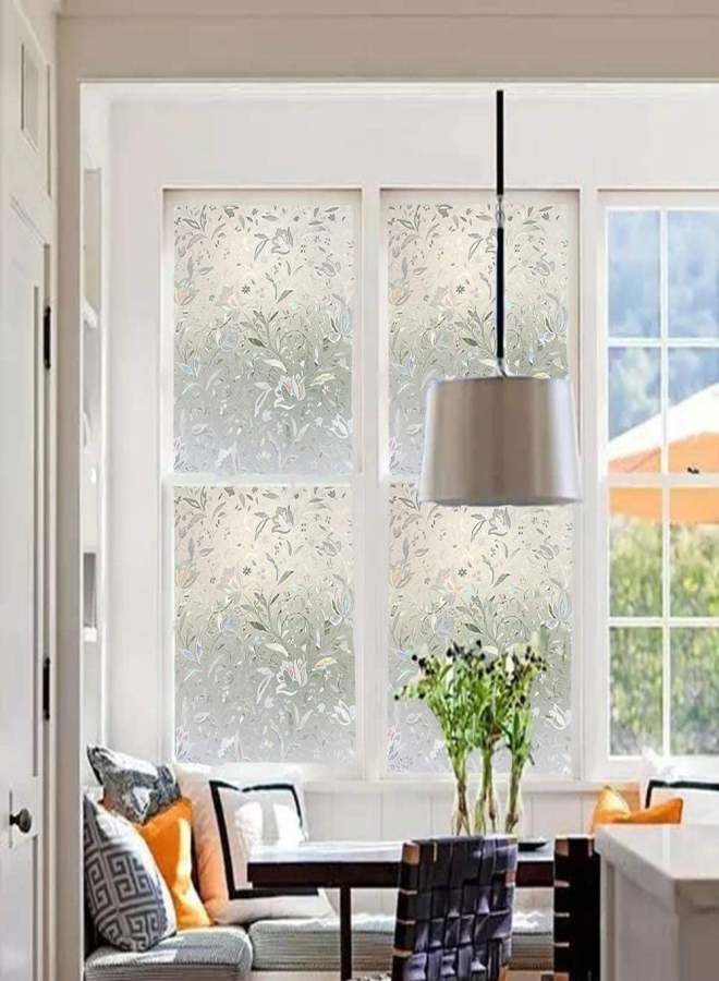 3D Window Film No Glue Static Decorative Privacy Films Window Frost Film for Glass - Image 2