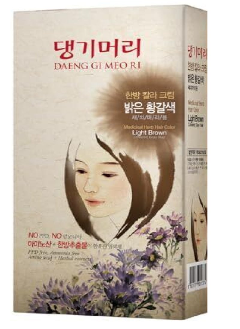 DAENG GI MEO RI - DAENG GI MEO RI MEDICINAL HERB HAIR COLOR LIGHT BRWN - Image 1