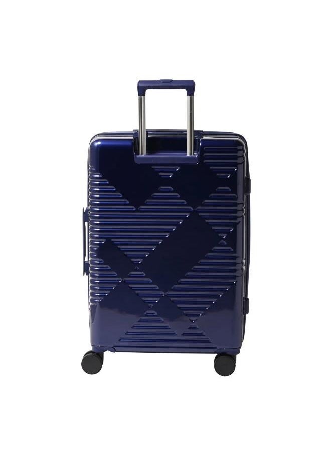 Extravagant 71cm Hardcase Expandable 4 Double Wheel Check-In Luggage Trolley Blue