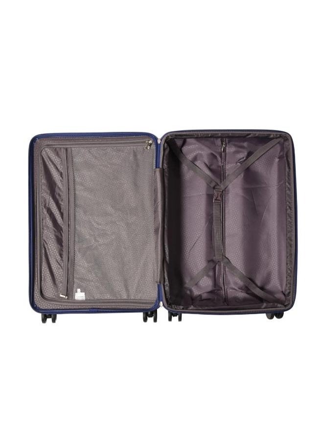 Extravagant 71cm Hardcase Expandable 4 Double Wheel Check-In Luggage Trolley Blue