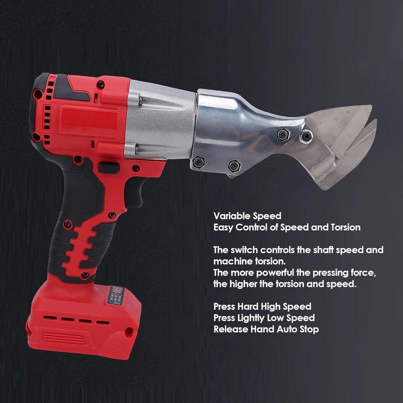 Repeated use resistant selected material ZJchao Cordless Metal Shears Electric 360 Rotating Head Variable Speed Cutting Scissors for Stainless Steel Sheet Iron Carpet Leather Cardboard Professional Grade Alloy Steel Blades (Type 3) Market diverse application fit Non sticky surface Integrated practical design Reinforced edge Simple multi-feature practical build Simple practical structure Daily universal pick All governorates deliver Treated anti-rust metal Integrated local logistics Economical varied design options Coast & inland available Dense area priority deliver Multi option design Closed & open space compatible Permanent & temporary usable Leakproof sealed Efficiency boosted construction Protective coating Carefully selected solid material Heat resistant All storage space compatible Durability enhanced Market multi-use trusted quality - Image 2