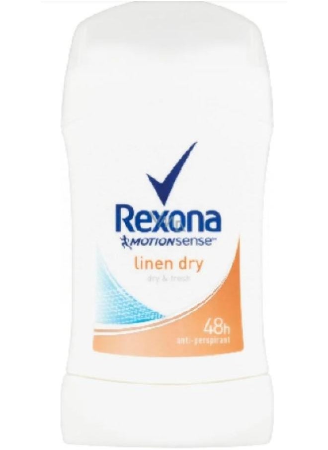 Rexona Rexona Linen Dry Antiperspirant Deodorant Stick - 40 Ml 