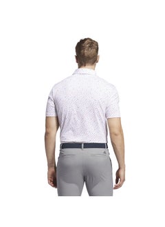 Adidas Adidas Ult365 Aop Polo White Golf Polo Shirts For Men S  - Image 5