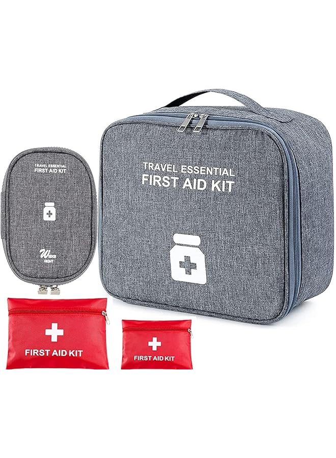 KASTWAVE First Aid Kit Empty Camping First Aid Bag Medicine Tools Travel Storage Bag Suitable For Home Outdoor Hiking Camping Car Office Workplace - Image 1