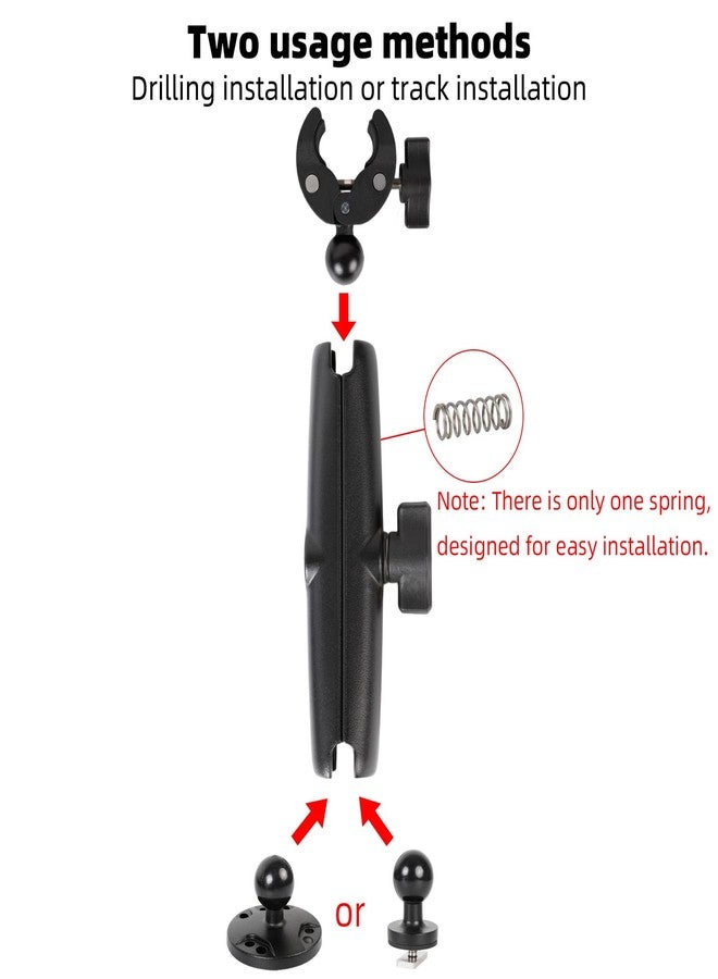 FPN Trolling Motor Stabilizer Mount Support for Minn kota Terrova/Riptide Terrova/Ulterra/PowerDrive, 360° Adjustable Anti-Vibration Trolling Motor Shaft Clamp Mount - Image 3