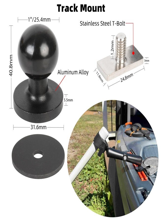 FPN Trolling Motor Stabilizer Mount Support for Minn kota Terrova/Riptide Terrova/Ulterra/PowerDrive, 360° Adjustable Anti-Vibration Trolling Motor Shaft Clamp Mount - Image 4