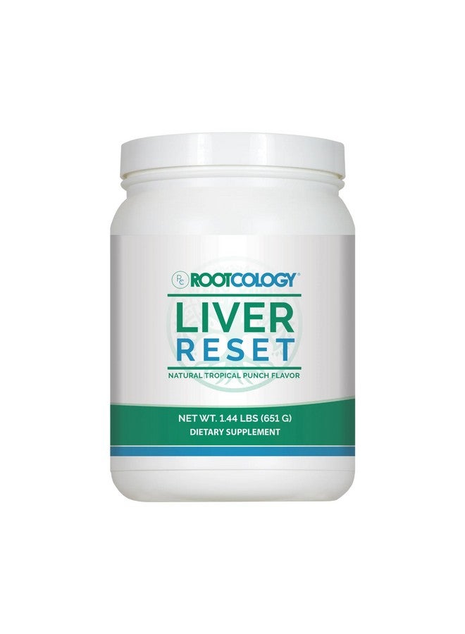 Rootcology by Dr. Izabella Wentz | Liver Reset | Pea Protein Isolate Cleanse with Vitamin B6, B12 & 14g Protein | Natural Tropical Punch Flavor | 651g / 21 Servings - Image 1
