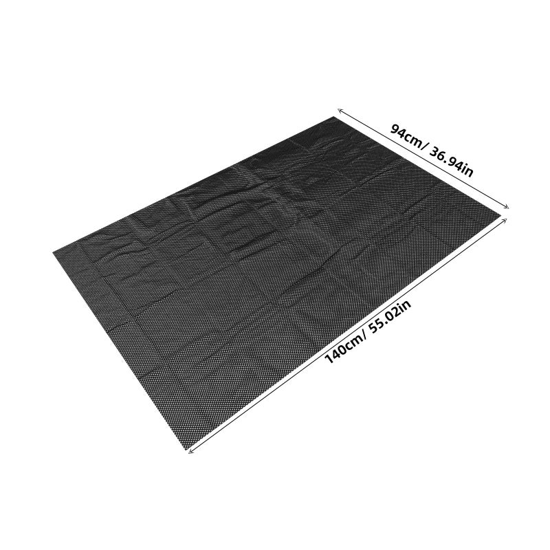Universal Black Anti Slip Trunk and Roof Mat for SUV Truck Vehicle Protection - Image 3