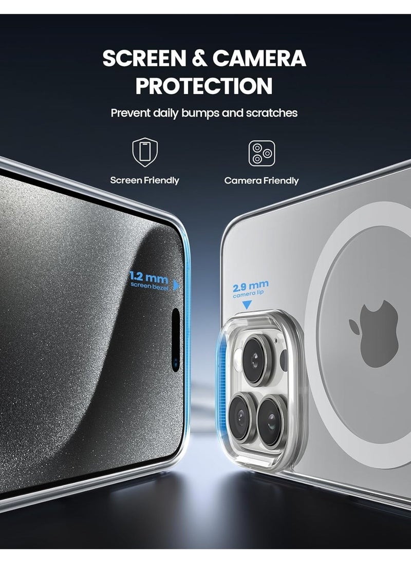 Denx - iPhone 16 Pro Case, Camera Control, Compatible with MagSafe, Shockproof Protection, Magnetic Phone Case for iPhone 16 Pro , Classic Hybrid Case - Image 1