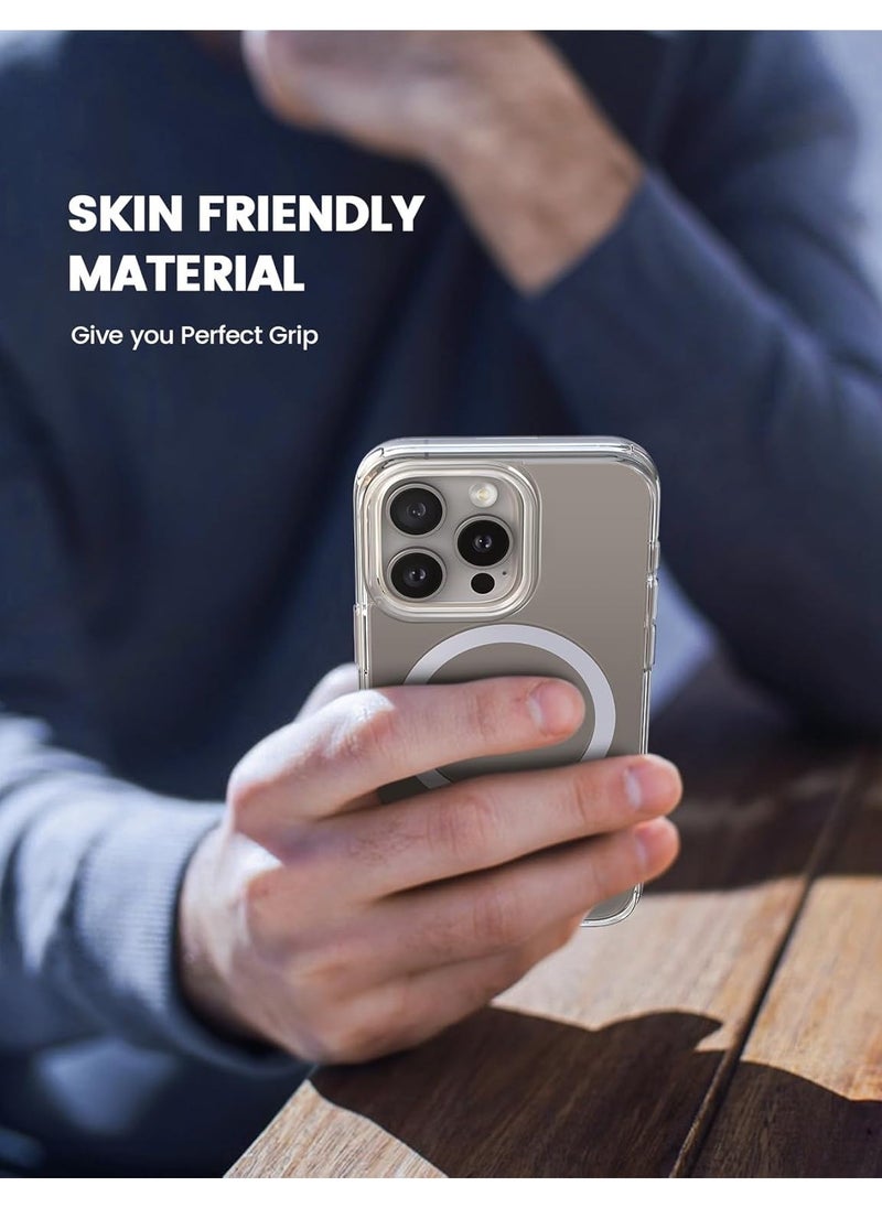 Denx - iPhone 16 Pro Case, Camera Control, Compatible with MagSafe, Shockproof Protection, Magnetic Phone Case for iPhone 16 Pro , Classic Hybrid Case - Image 1