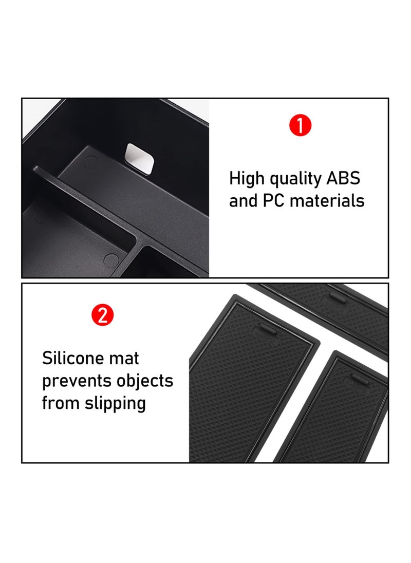 SYOSI - Center Console Organizer, Compatible with BMW X5 G05/ X6 G06/ X7 G07, Console Organizer, Center Console Tray Console Storage, Compatible with BMW X5 G05/ X7 G07 2019-2024, X6 G06 2020-2024 - Image 1