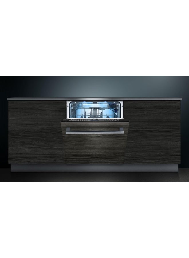 سيمنز غسالة الصحون المتكاملة بالكامل Siemens iQ700 Home Connect، وظيفة زيولايت، 13 إعداد مكان، صنع في ألمانيا، SN67ZX86DM، ضمان 3 سنوات SN67ZX86DM باللون الأسود - Image 2