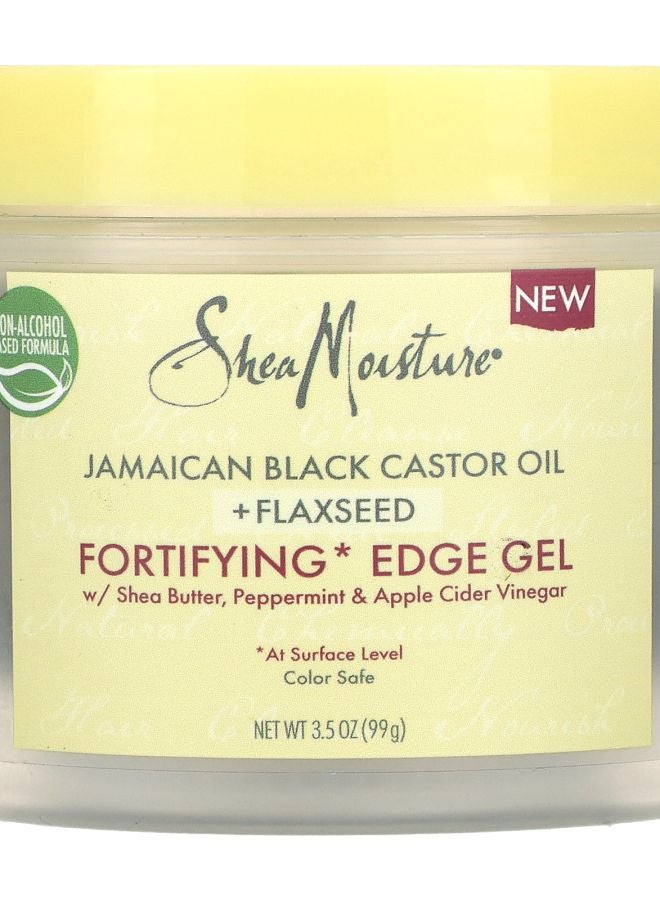 زيت الخروع الأسود الجامايكي + جل تعزيز الحواف بزيت الكتان 3.5 أونصة (99 جرام)