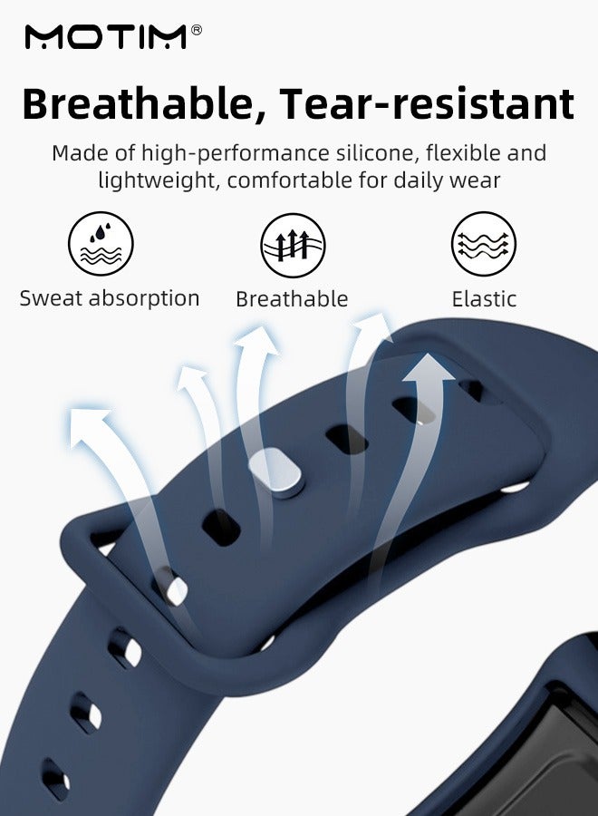 Motim Silicone Replacement Strap for Whoop 5.0/4.0, Adjustable Sports Wristband, Waterproof and Sweatproof Premium Quality Watch Band for Men & Women - Image 3