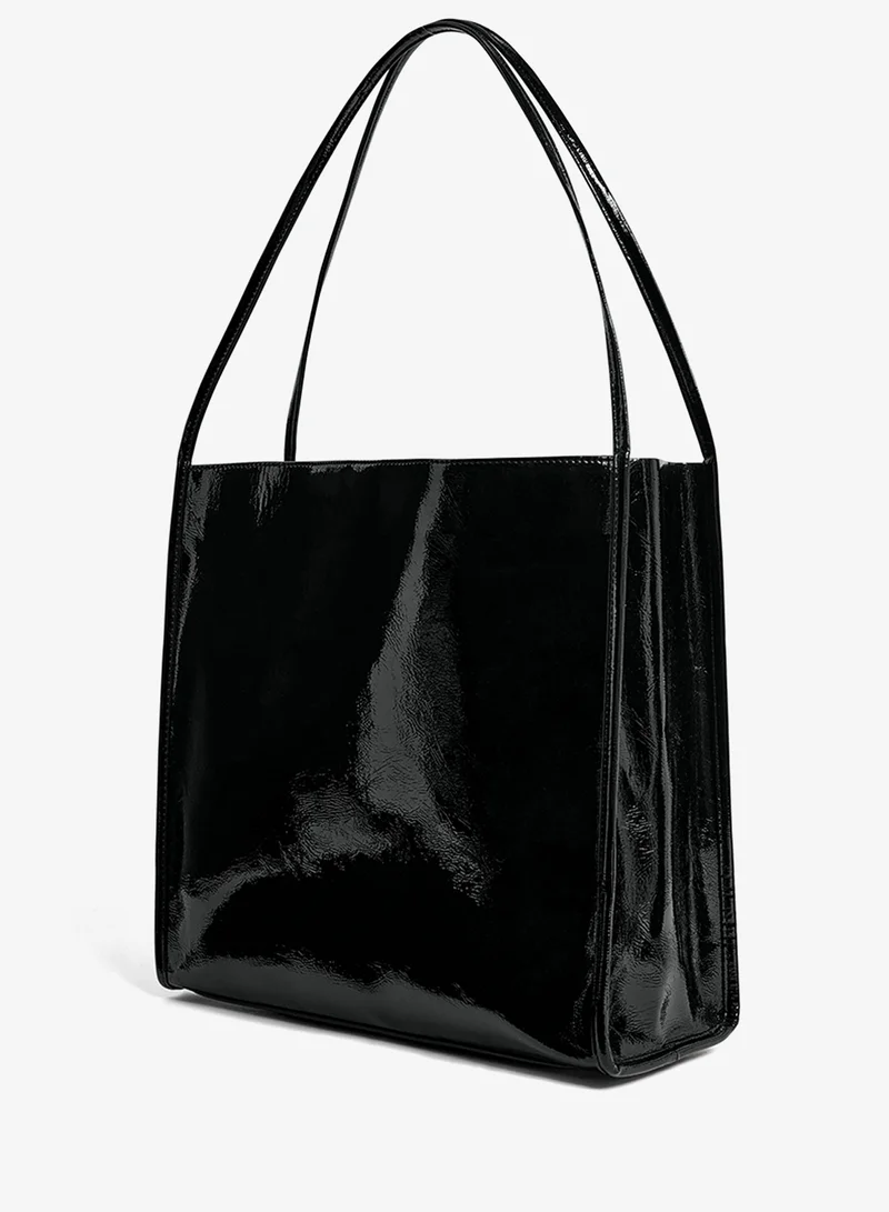 تيد بيكر Thin Strap Crinkle Large Tote Bag
