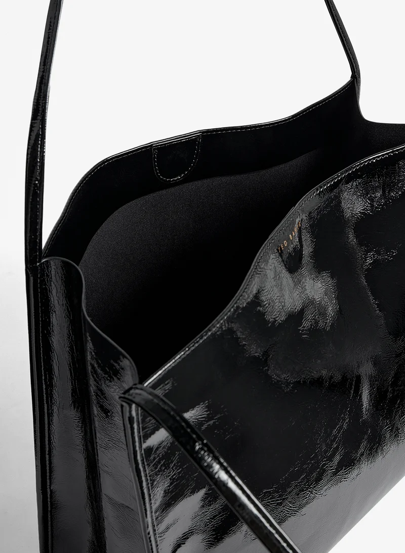 تيد بيكر حقيبة يد كبيرة بحمالات رفيعة وملمس مجعد