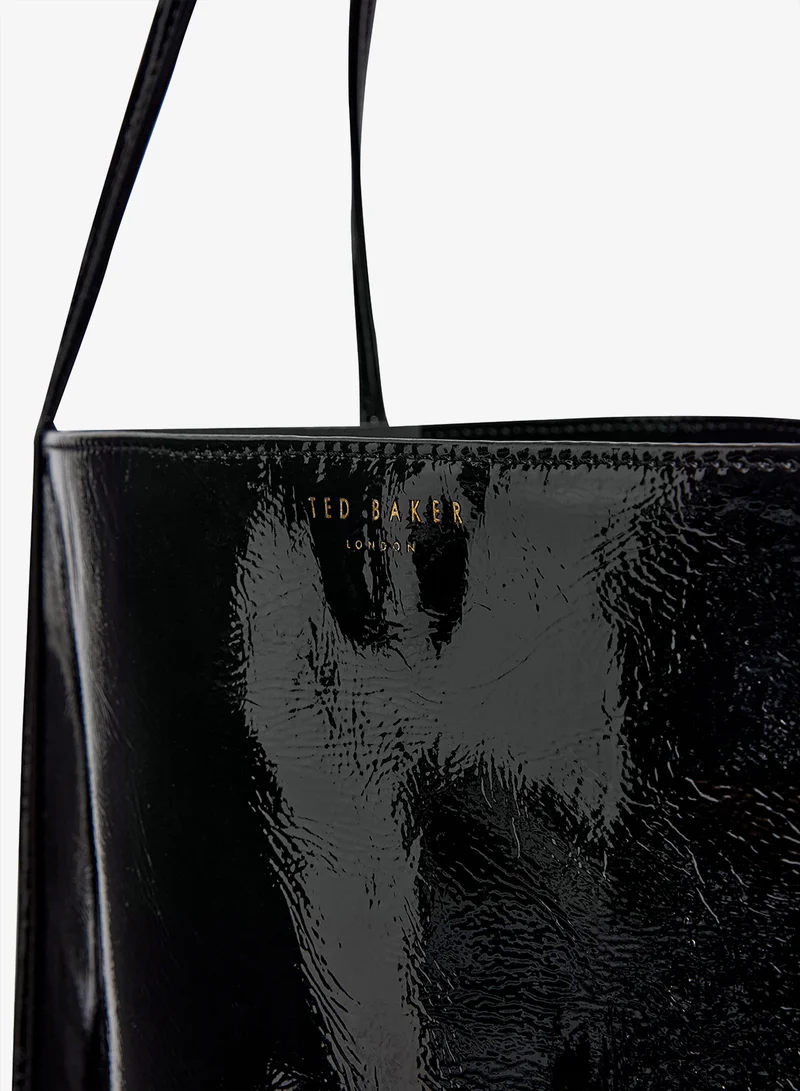 تيد بيكر حقيبة يد كبيرة بحمالات رفيعة وملمس مجعد