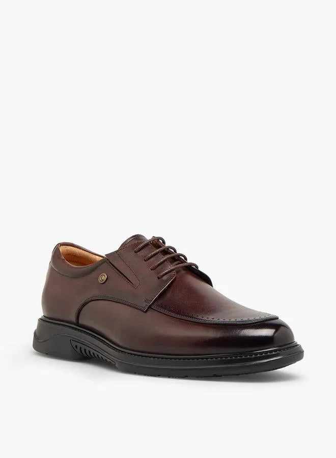 Le Confort Men Lace-Up Leather Derby Shoes