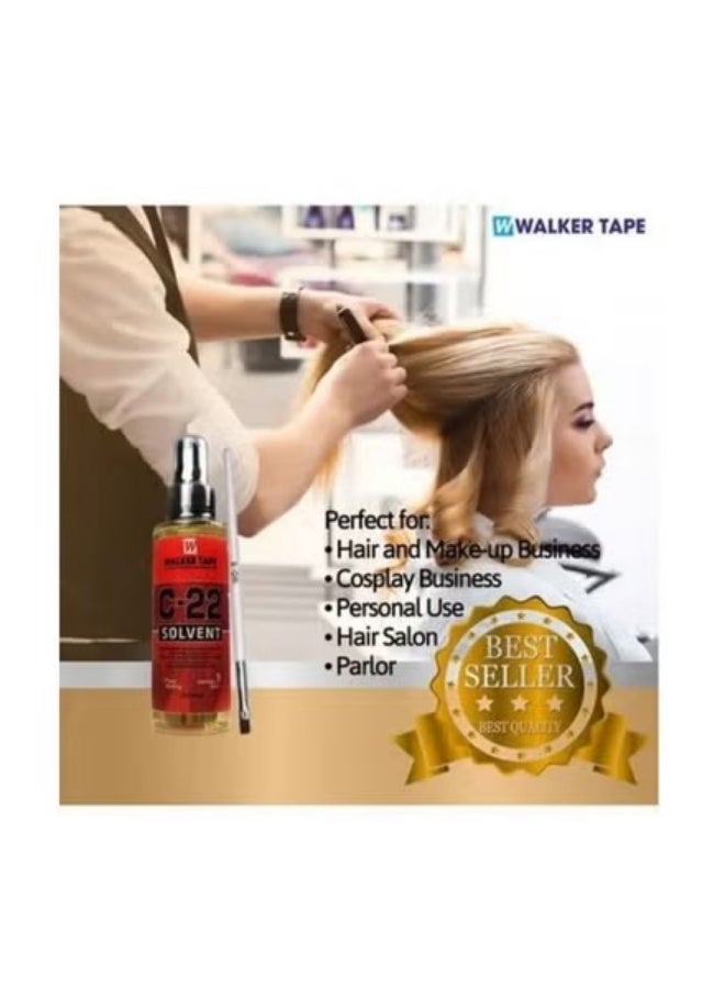 Walker Tape C-22 Solvent Spray, Citrus Adhesive Wig Glue Remover, Lace Wig Adhesive Remover Spray, Fast Acting Hair Extensions Remover - Image 3