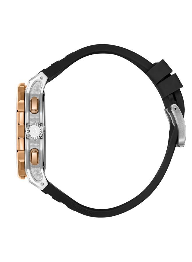 Quantum Men's Silicone Chronograph Watch HNG1082.571 - 46 mm - Image 4