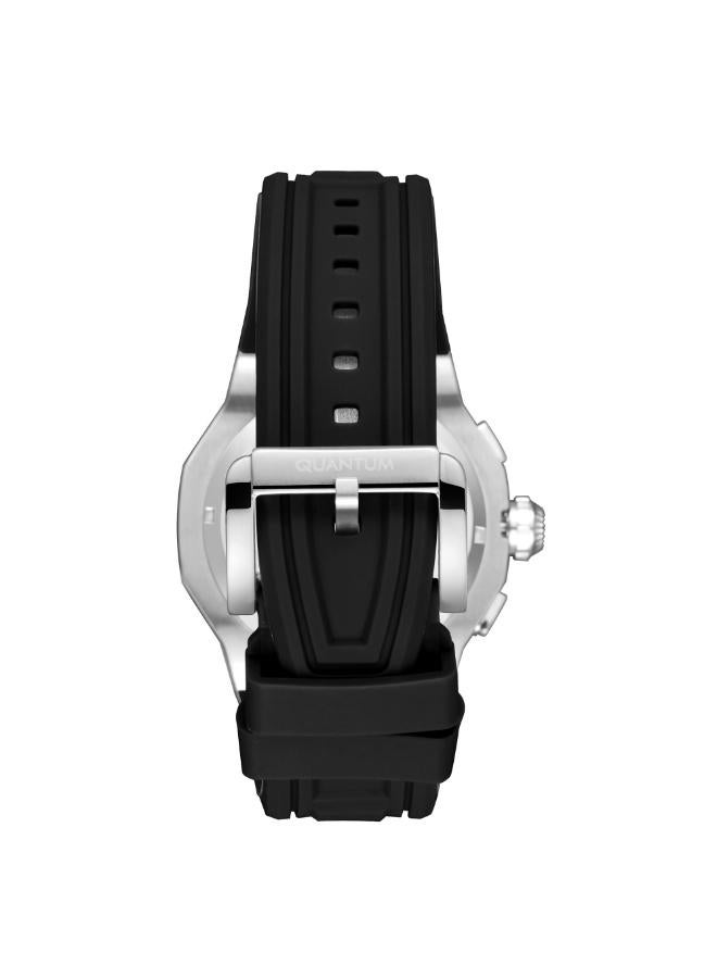 Quantum Men's Silicone Chronograph Watch HNG1082.571 - 46 mm - Image 5