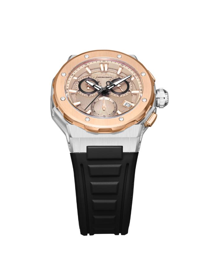 Quantum Men's Silicone Chronograph Watch HNG1082.571 - 46 mm - Image 3