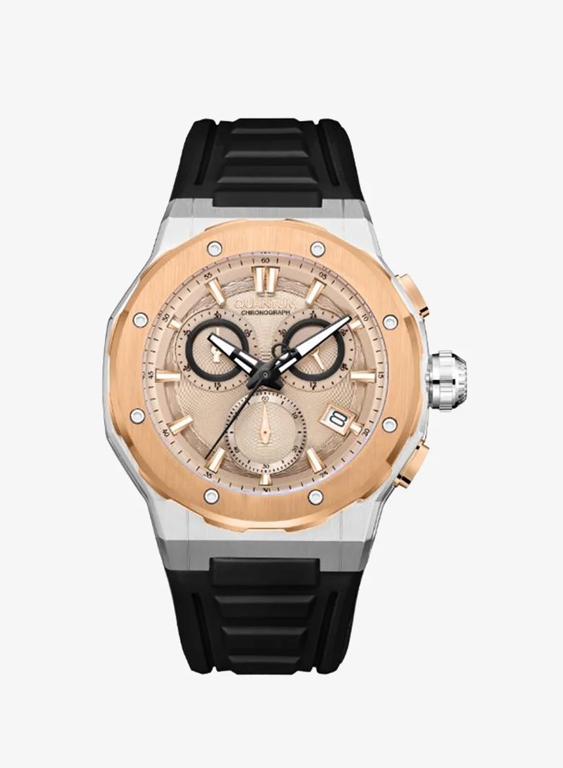 Quantum Men's Silicone Chronograph Watch HNG1082.571 - 46 mm