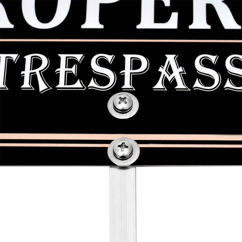 Kichwit 275 Long Aluminum Stake for Yard Sign Hardware Included - Image 4
