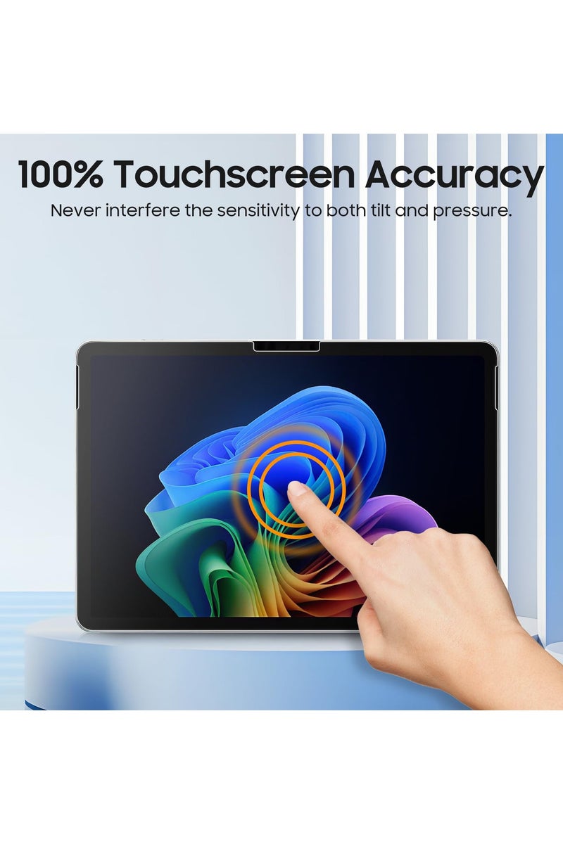 1Pcs Screen Protector for Microsoft Surface Pro 12 Inch 2025, Anti Scratch Premium HD Clear 9H Hardness Tempered Glass Screen Protector Compatible with Tablet Accessories - Image 5
