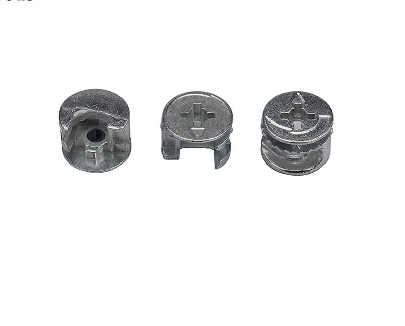 FURNEASER Minifix Set Furniture Board Cam Fitting and PreInserted Nut Bolt Set Cam Lock Screws and Nuts for Wardrobe Furniture Panel Connecting Hardware 10 - Image 4