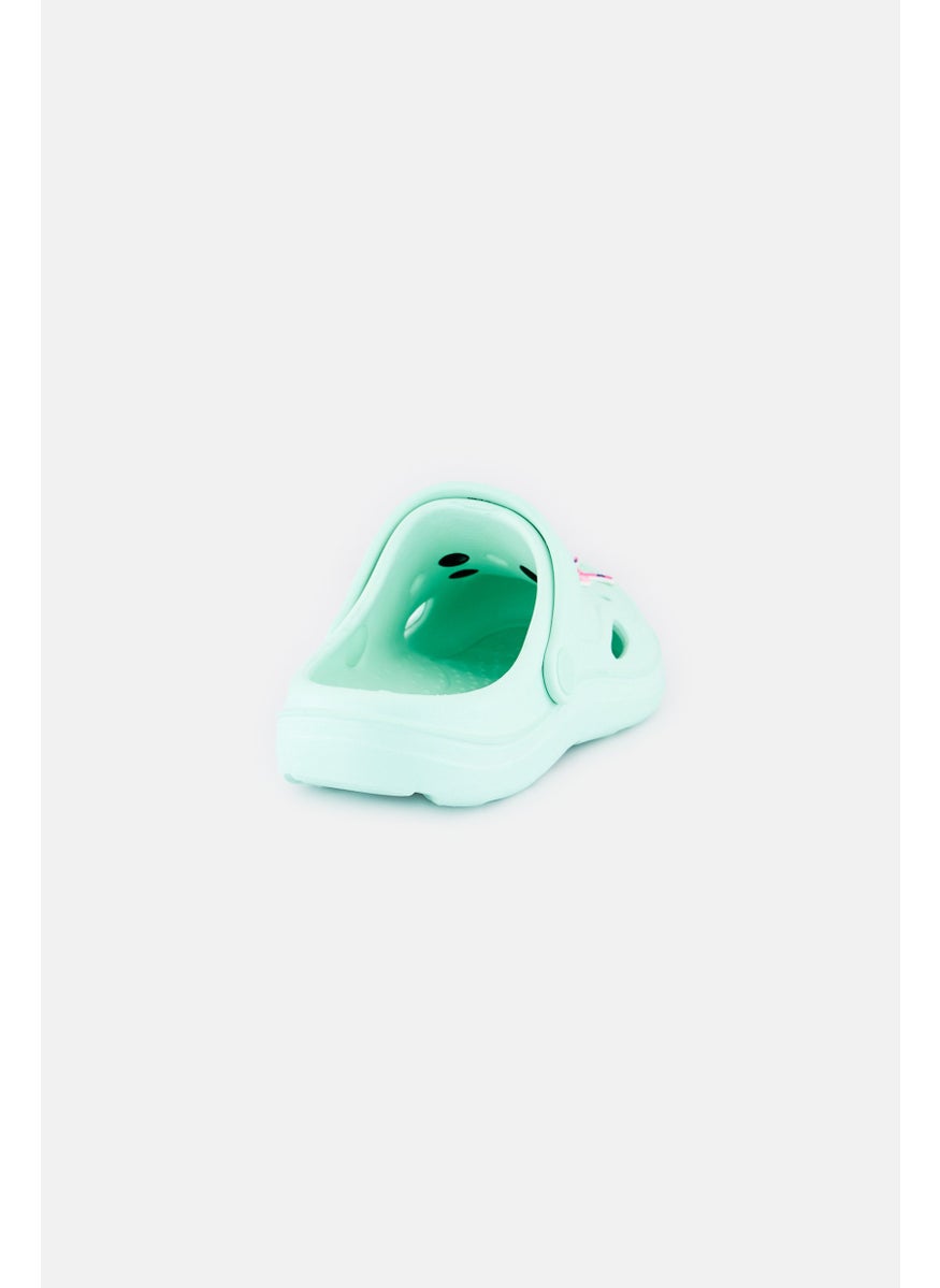 Disney Kids Girl Lilo And Stitch Slip On Clogs, Mint Green  - Image 3