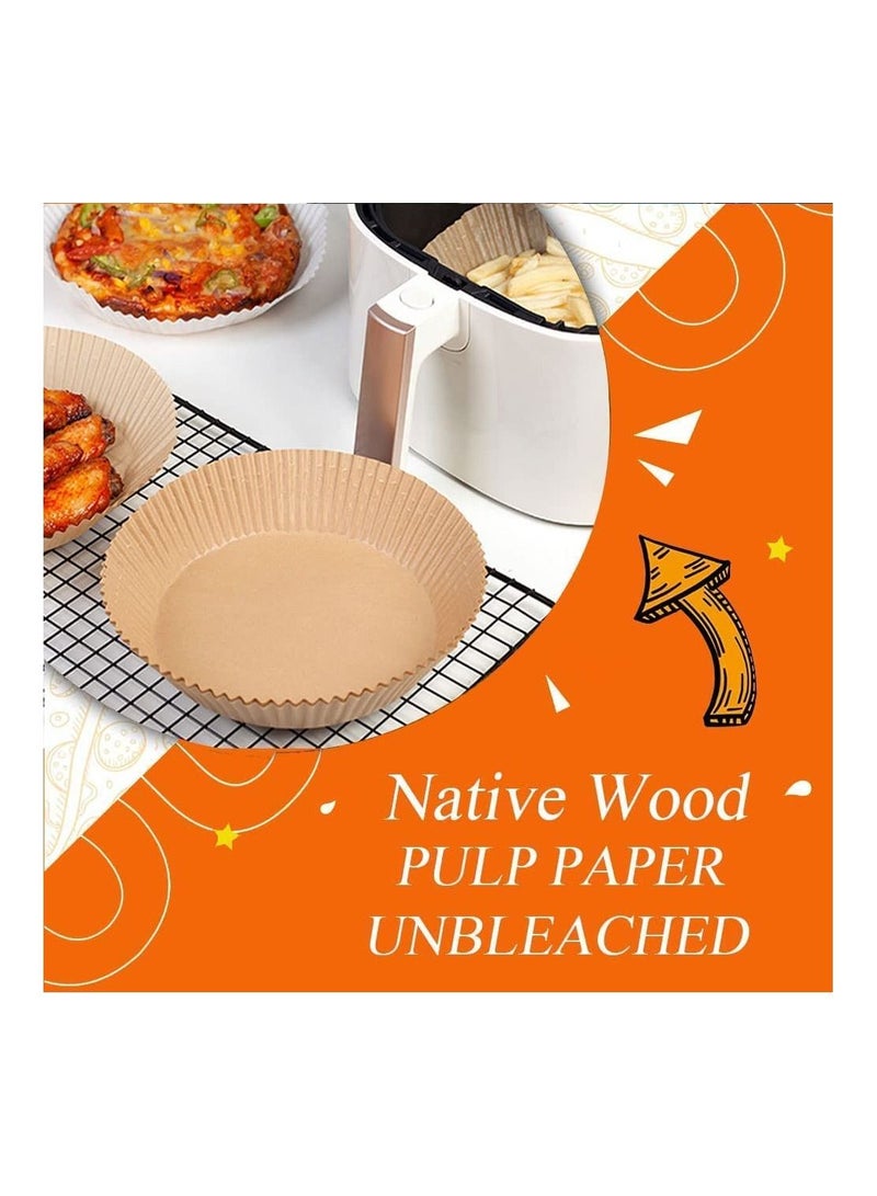 Y&D Air Fryer Disposable Paper Liner, Non-stick Liners, Baking for Water-proof, Oil-proof, Parchment Roasting Microwave 16CM+4.5CM - Image 5