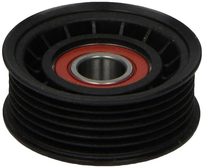 Dayco 89015 6Groove Flanged Tensioner  Idler Pulley 70MM Diameter x 283MM Width x 12MM Shaft